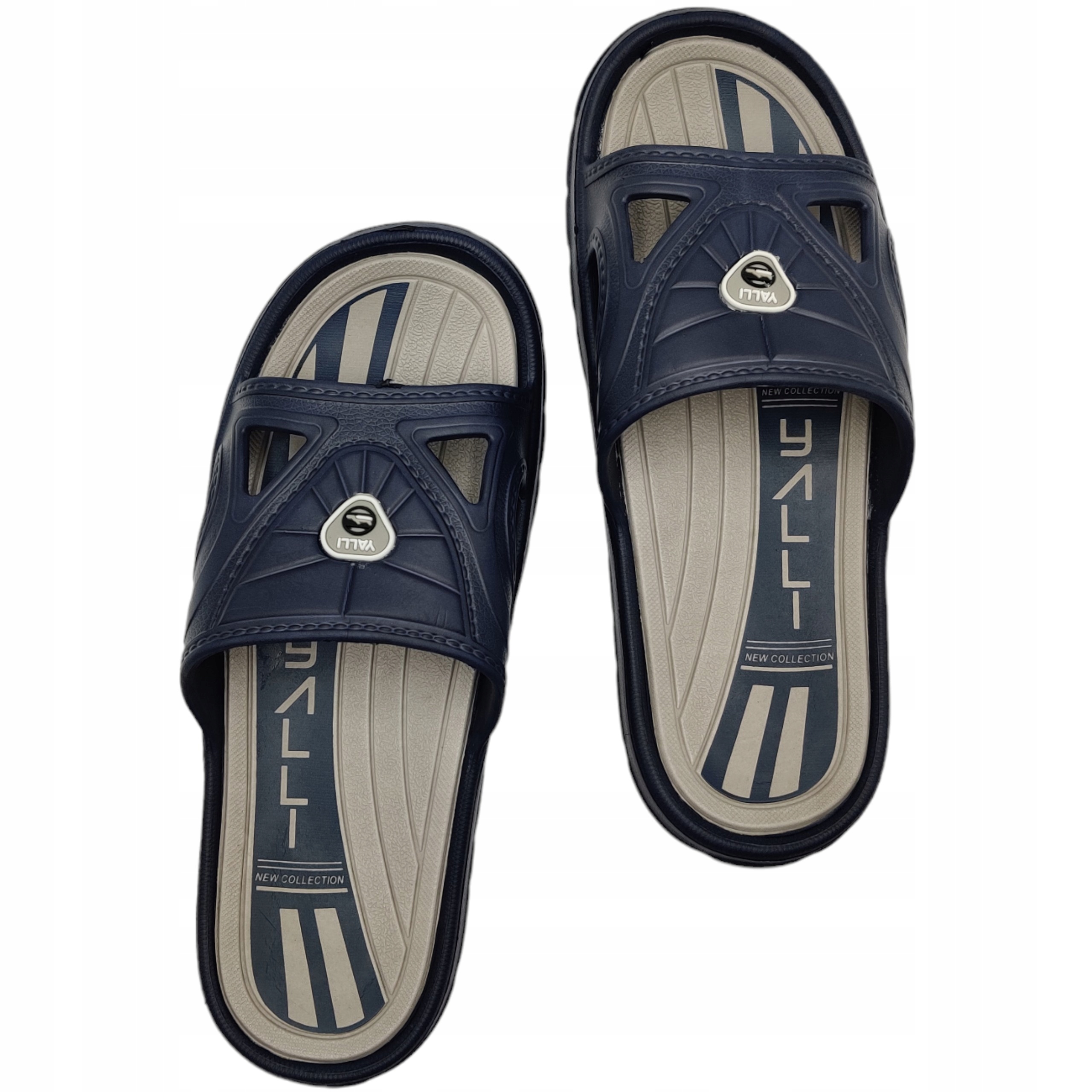 MĘSKIE KLAPKI BASENOWE KĄPIELOWE GUMOWE PIANKI EVA PO DOMU NA LATO LEKKIE Rozmiar 42