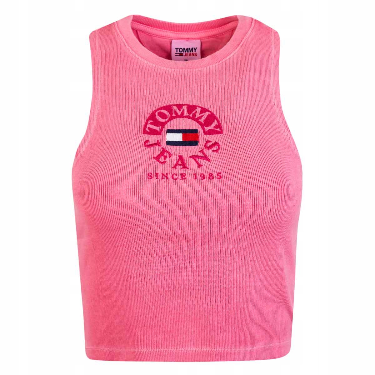 

Tommy Hilfiger Koszulka Damska Top Crop Pink r. S