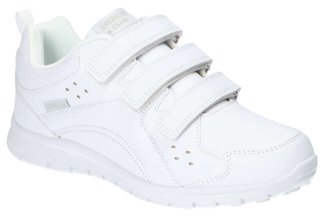 

American FH42 Adidasy Buty Półbuty Białe Rzepy 37