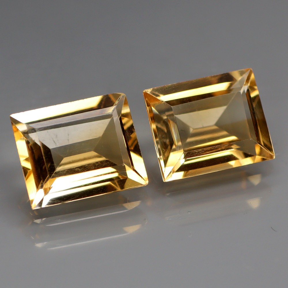 Přírodní citron 7,45 ct Skvělá pára na Náušnice ICT1032