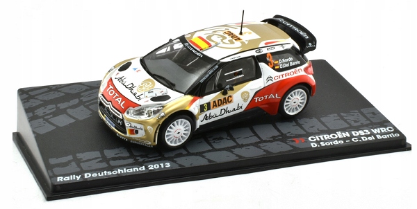 Citroen DS3 Wrc 1:43 Ixo Rally Passion Cars No111