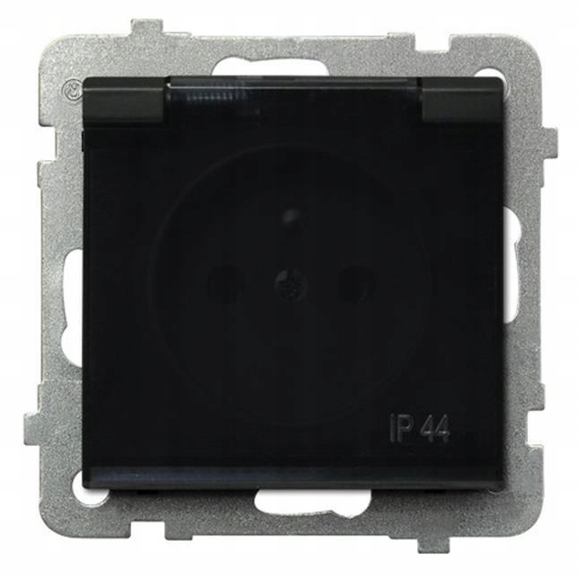 

Ospel Sonata czarny gniazdo IP44 GPH-1RZ/m/33/d