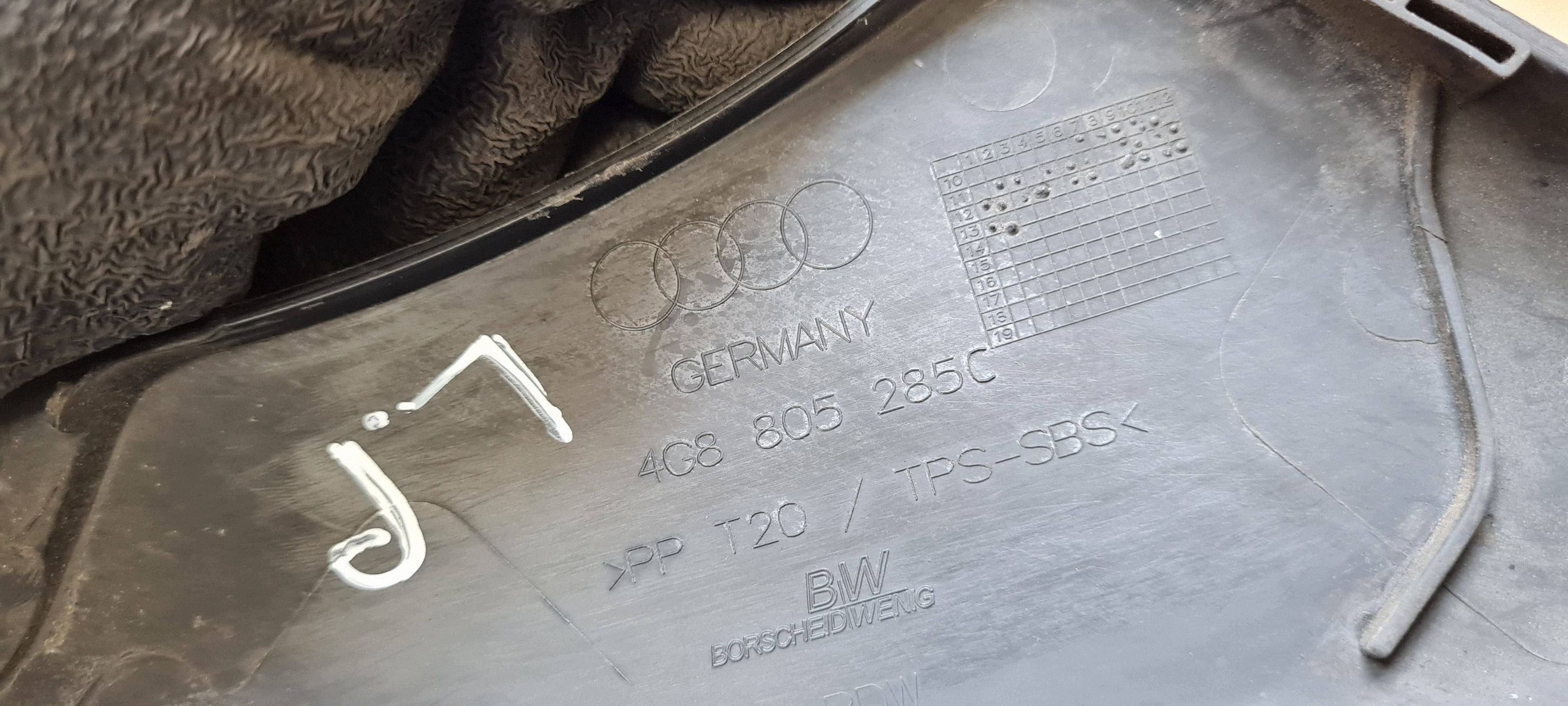 A7 4G S7 cap cover lights left front 4G8805285C