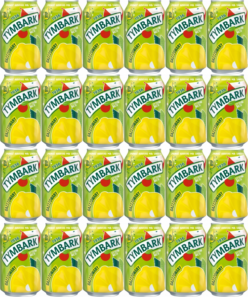 Napój Tymbark cytryna mięta 330 ml x24