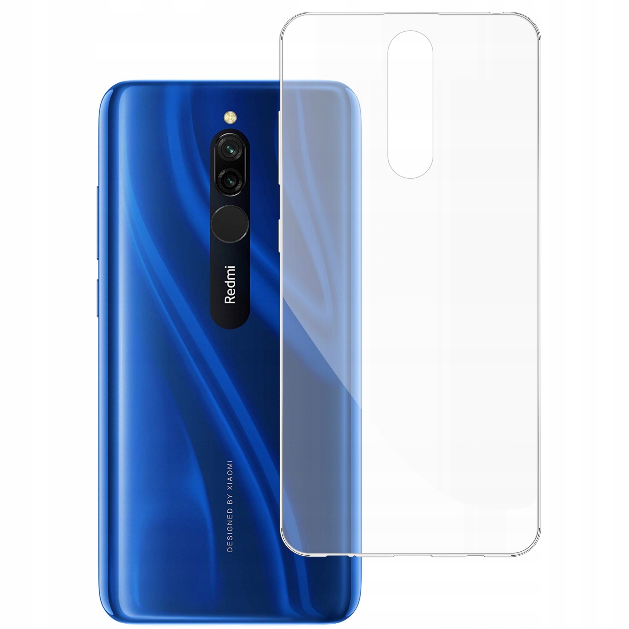 

Etui do Xiaomi Redmi 8 gumowe Slim Clear View