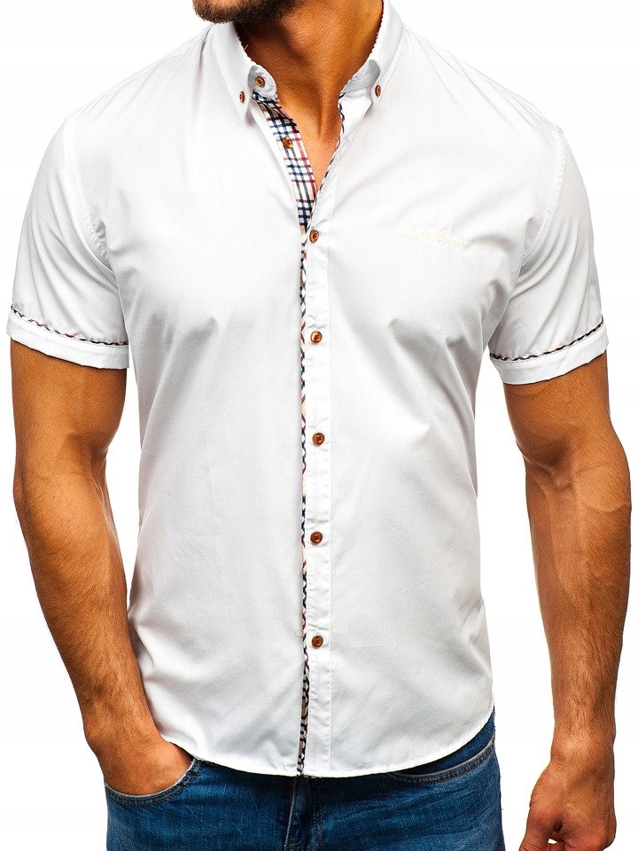 

Koszula Męska Elegancka Biała 5509-1 ROZMIAR_2XL