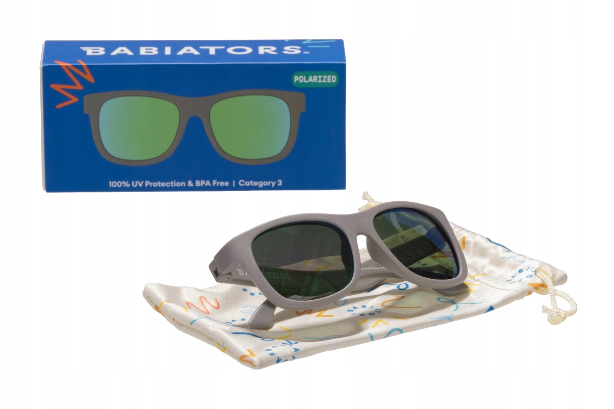 BABIATORS Graphite Gray Okulary przeciwsłoneczne dla dzieci 0-2 Polaryzacja Marka inna