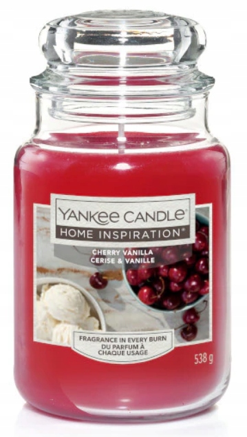 Tradiční parafínová svíčka Cherry Vanilla Yankee Candle 1 ks