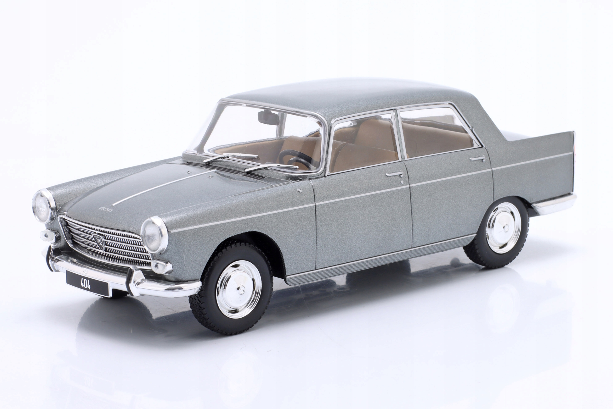 Peugeot 404 1960 Grey WhiteBox 1:24 1/24 Kovový Model Auta WB124160