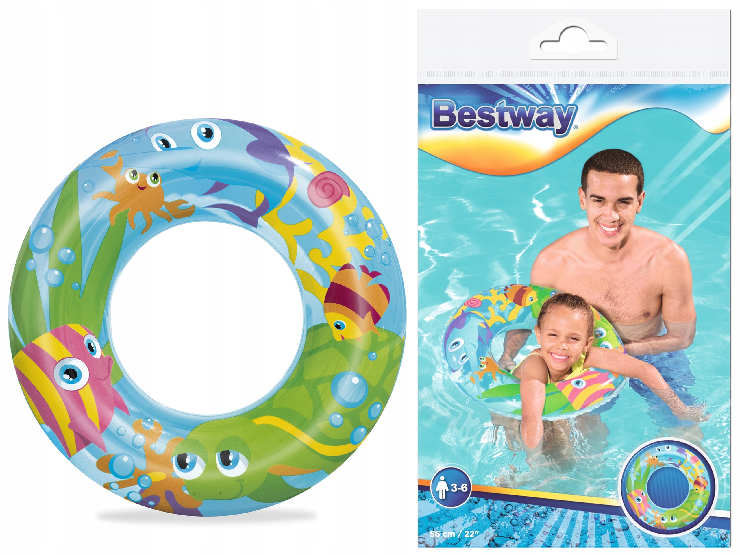 

Koło Do Nauki Pływania Bestway Średnica 56cm
