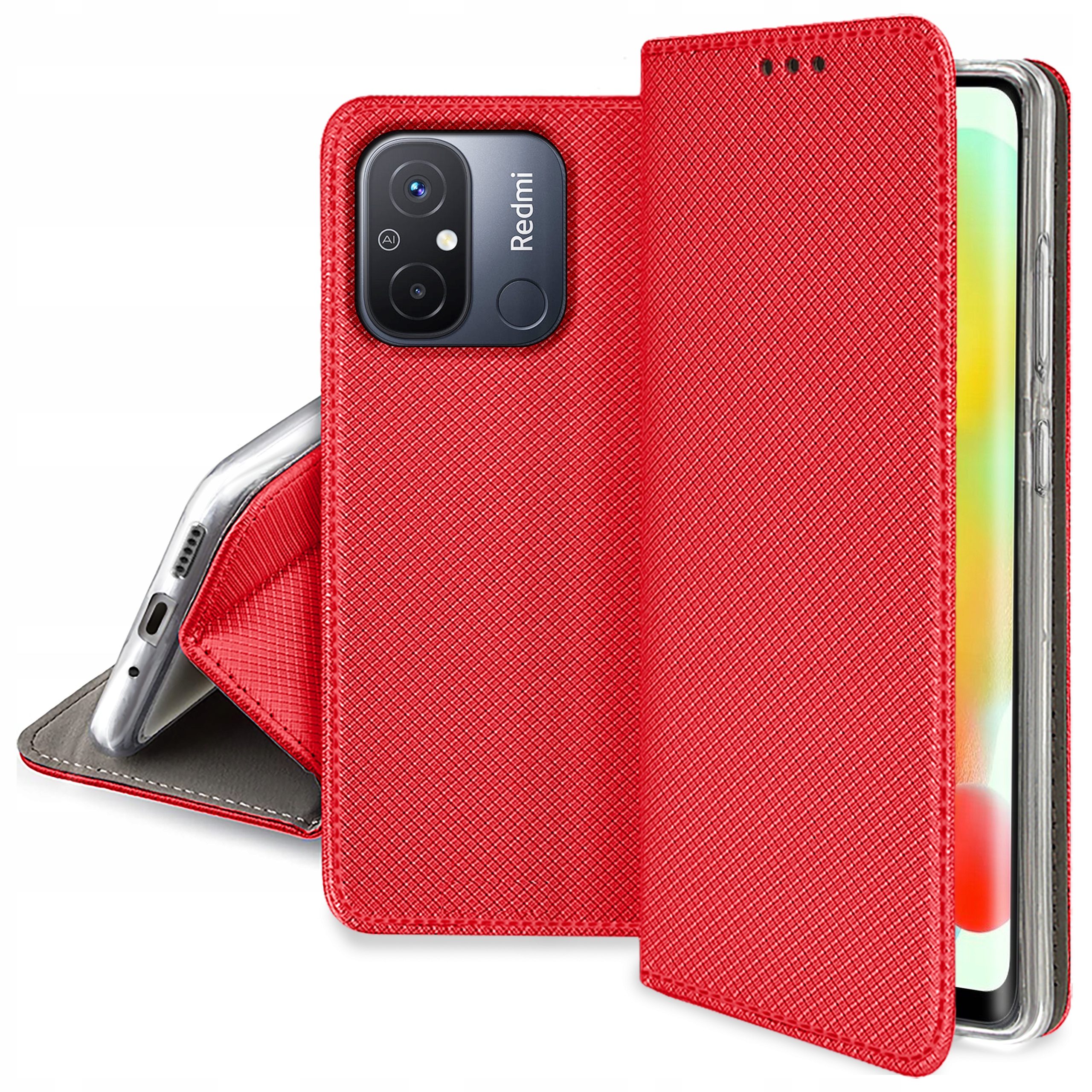 

Etui do Xiaomi Redmi 12C Smart Magnet Szkło