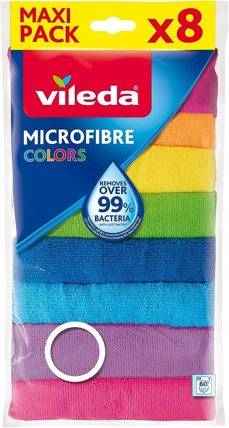 Vileda Ściereczka Mikrofibra Colors 8 szt.