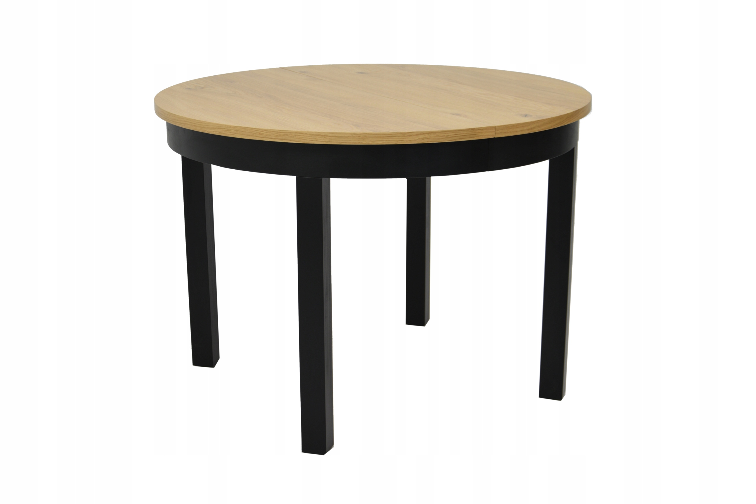 Klasyczny solidny STÓŁ okrągły rozkładany Dębowy