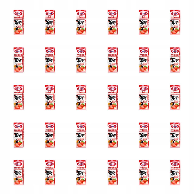 Mlekovita Mléko Uht s jahodovou příchutí, 200 Ml X30