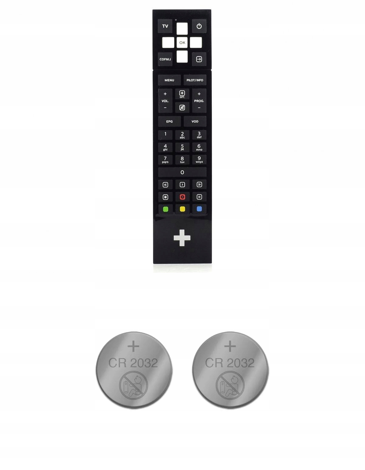 Pilot do dekodera Canal+ DSIW74 czarny