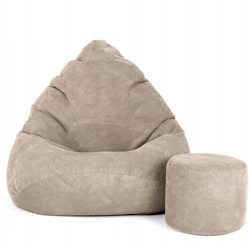 Pufa Worek Sako 80/110 Welur Premium Dot Fotel Scandi Design