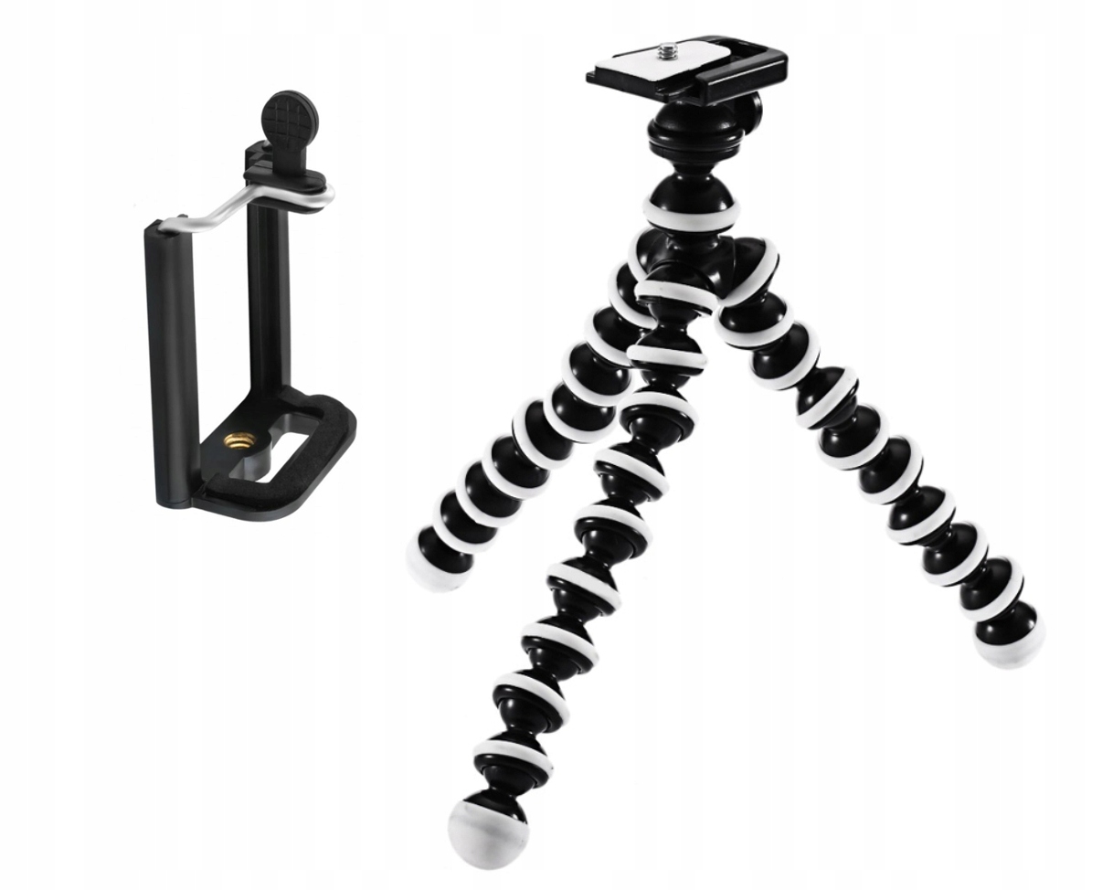 

Tripod elastyczny mini statyw + uchwyt na telefon