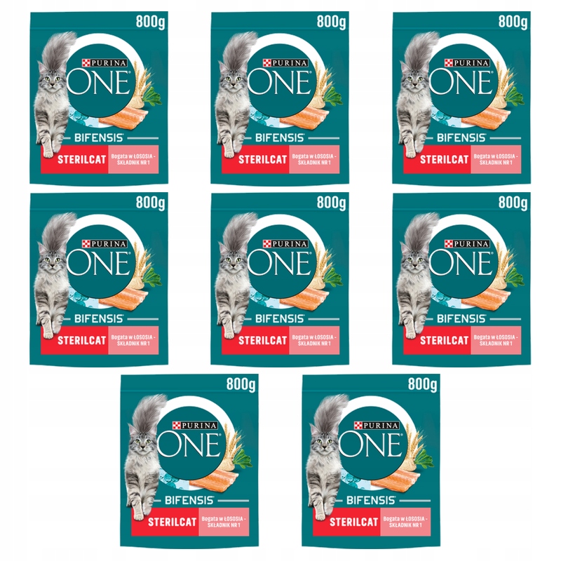 Purina One Sterilcat losos a pšenice 800 g X8