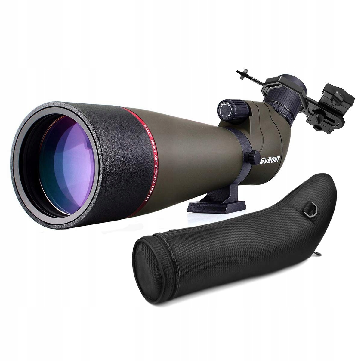 Svbony Sv13 20-60x80 Monokular Luneta Z Adapterem