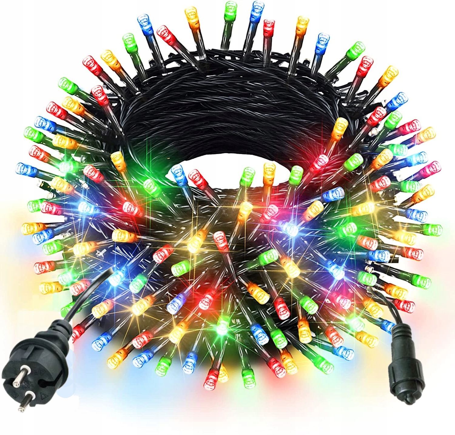 LAMPKI CHOINKOWE 1000 LED ZEWNĘTRZNE i WEWNĘTRZNE KOLOROWE MULTI Liczba lampek 501 - 1000