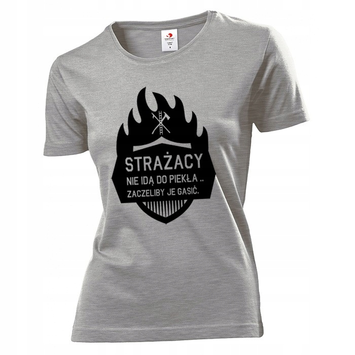 

Koszulka damska Strażacy nie idą do piekła L