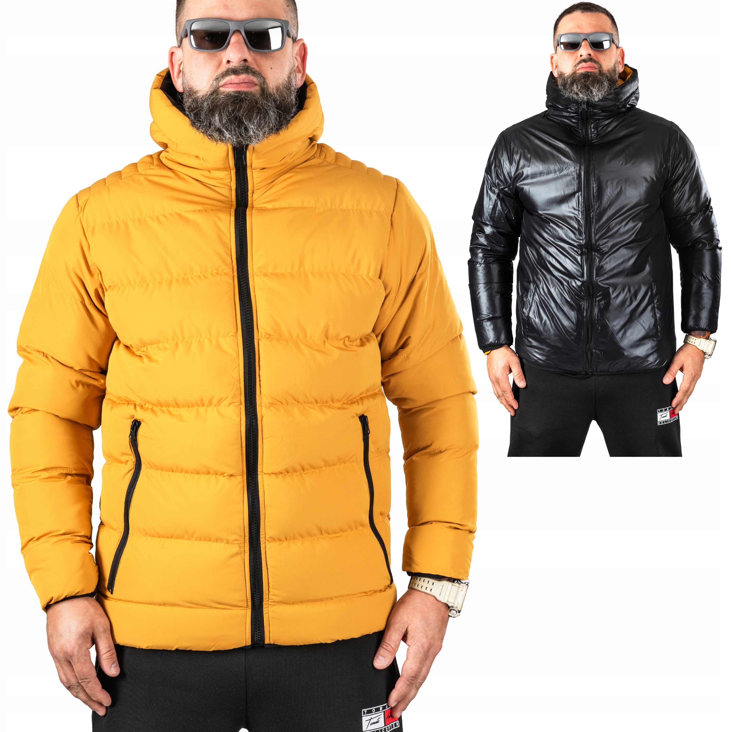

Zimowa kurtka męska Dwustronna Ca-bl R.6XL