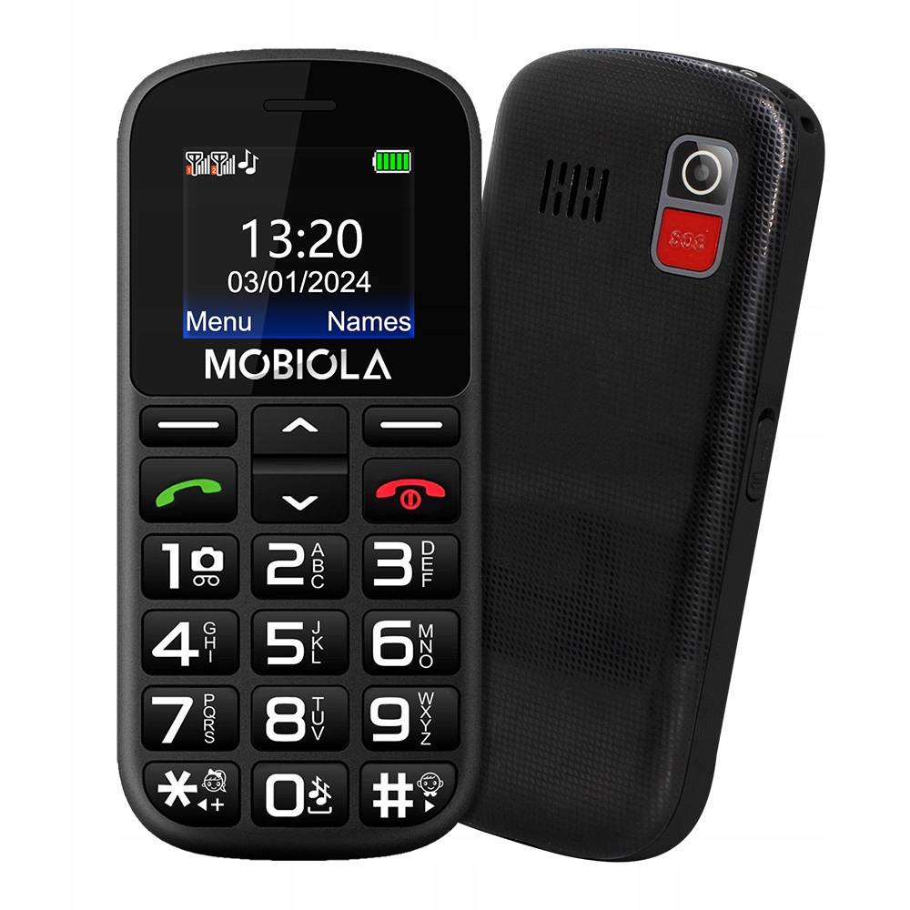 Mobilní telefon Mobiola MB200 2G 32 Mb 32 Mb 2G černý