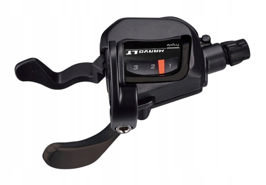Manetka Microshift Marvo, Lewa, 3.rzędowa, Kompatybilna z Shimano
