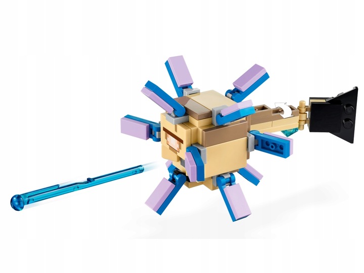 KLOCKI LEGO Minecraft Walka ze Strażnikami (21180) Bohater Minecraft