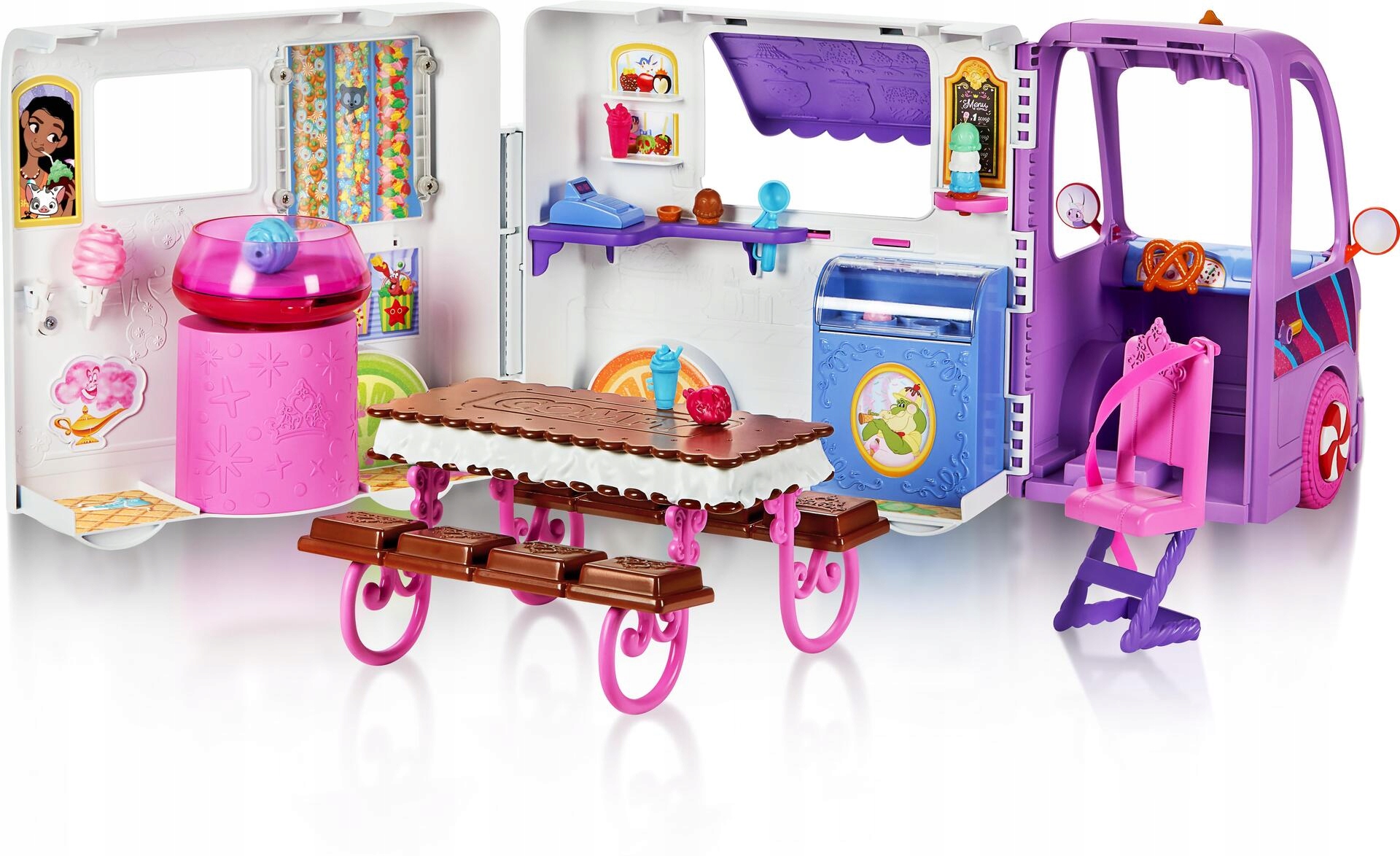 HASBRO DISNEY PRINCESS KAMPER KSIĘŻNICZEK CUKIERNIA TRUCK