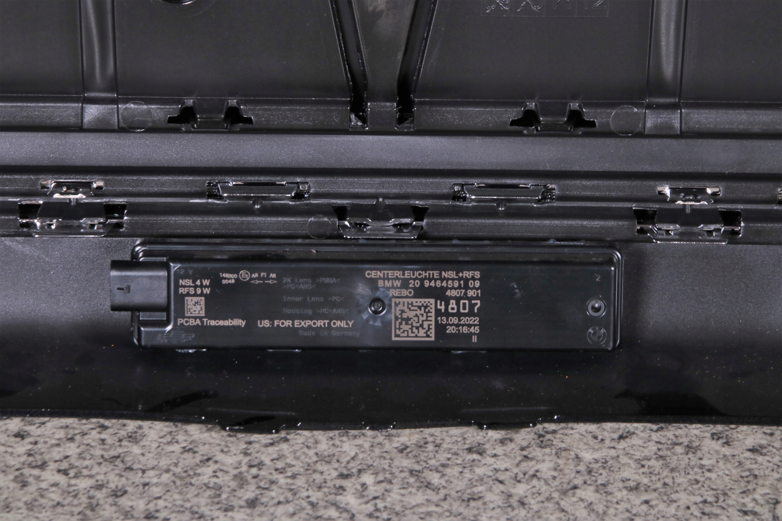 BMW 7 G70 bumper rear part rear 6xPDC colour 475