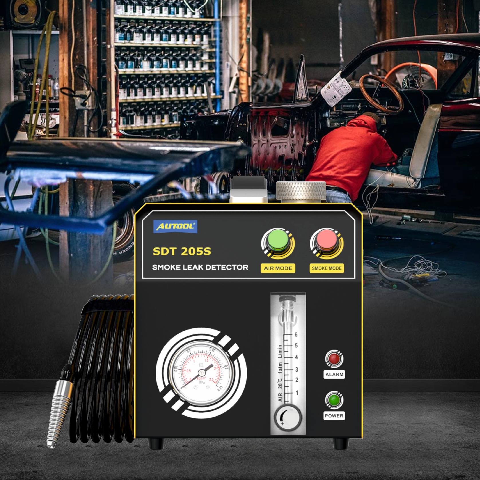 Generator dymu Tester szczelności AUTOOL SDT205s EAN (GTIN) 6937357202877