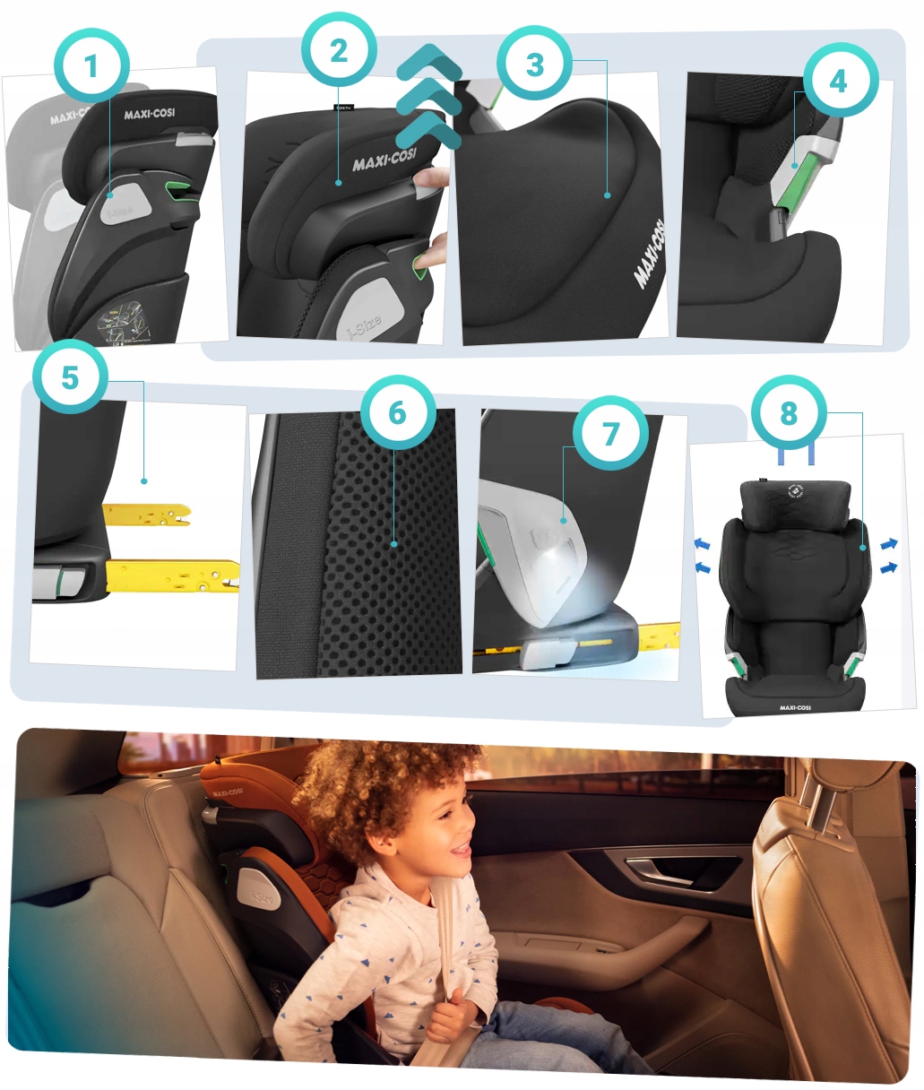 MAXI-COSI FOTELIK KORE PRO I-SIZE AUTHENT GRAPHITE Model Kore Pro i-Size