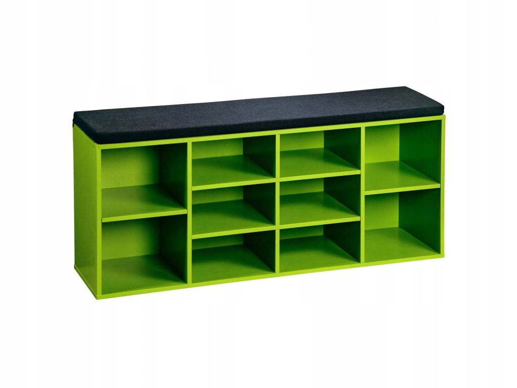 Botník na 10 párov topánok, so sedadlom, 103,5 x 48 cm