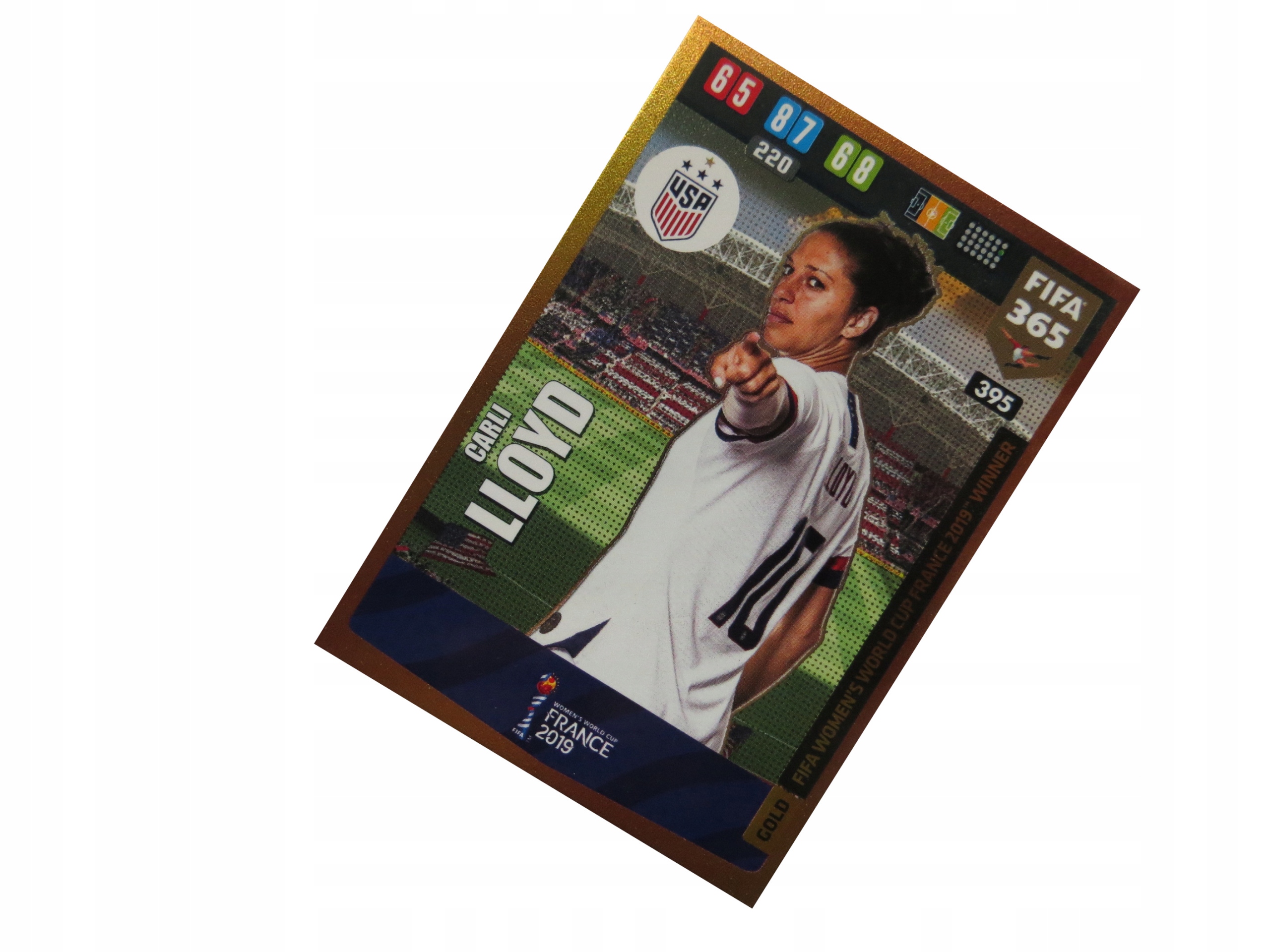 Panini Fifa 365 2020 Gold Women's World Cup 2019 Winner 395 Carli Lloyd Usa