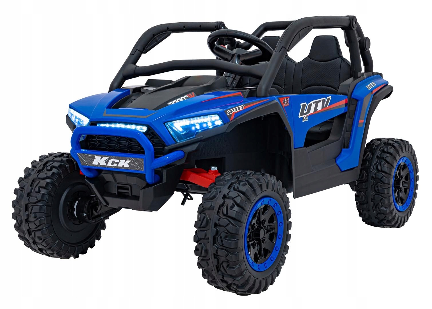 Auto Pojazd Dzieci Buggy Na Akumulator 4x4 Kck 4x50W MP3 Led Skóra Pilot