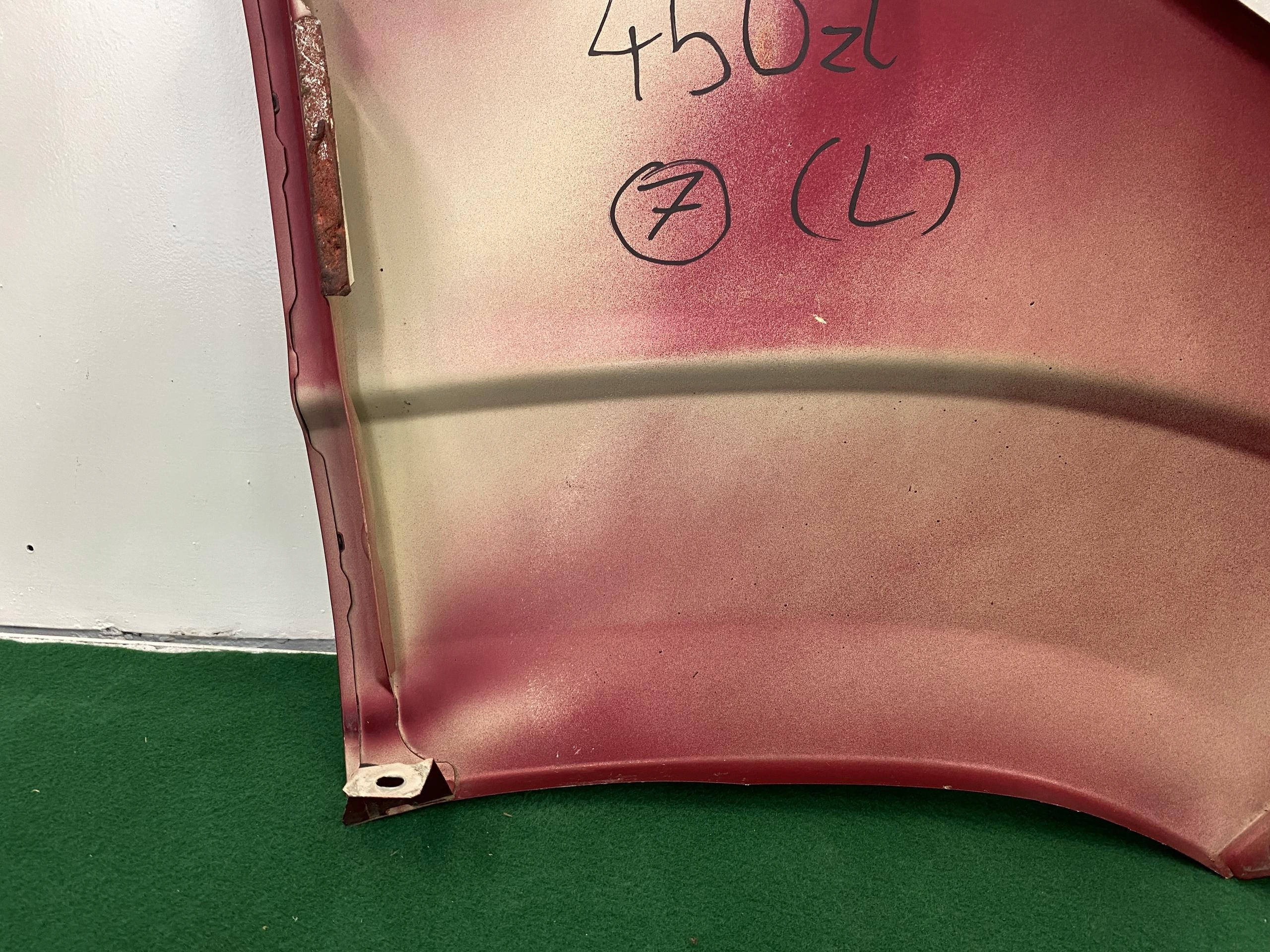 DUCATO BOXER JUMPER 14- fender front left claret red METALIK