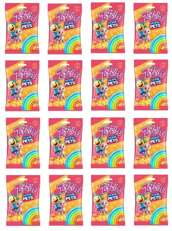 Levně 16x 75g Zozole Home Pets želé bonbony s vitamíny bez lepku , karton