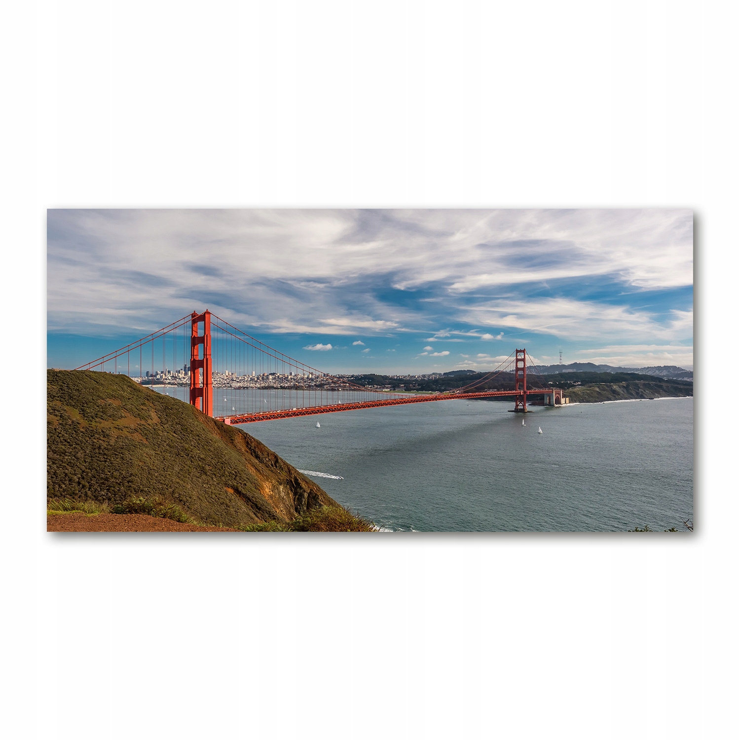 

Foto obraz szkło akryl Most San Francisco 120X60cm