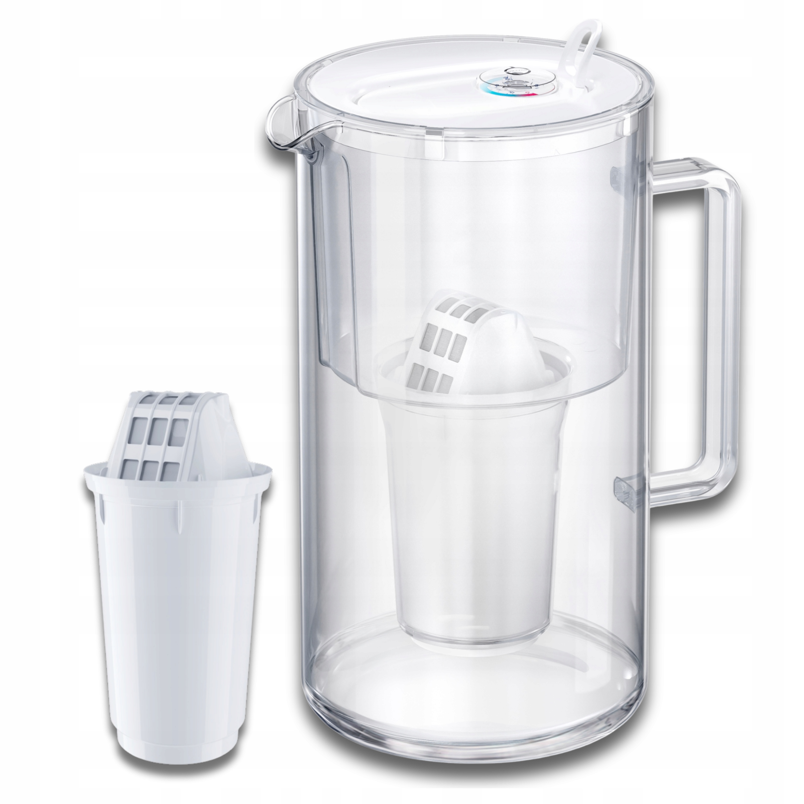 Filtrační konvice skleněná Aquaphor Nord 2,5 l s náplní A5 (350 l), bílá