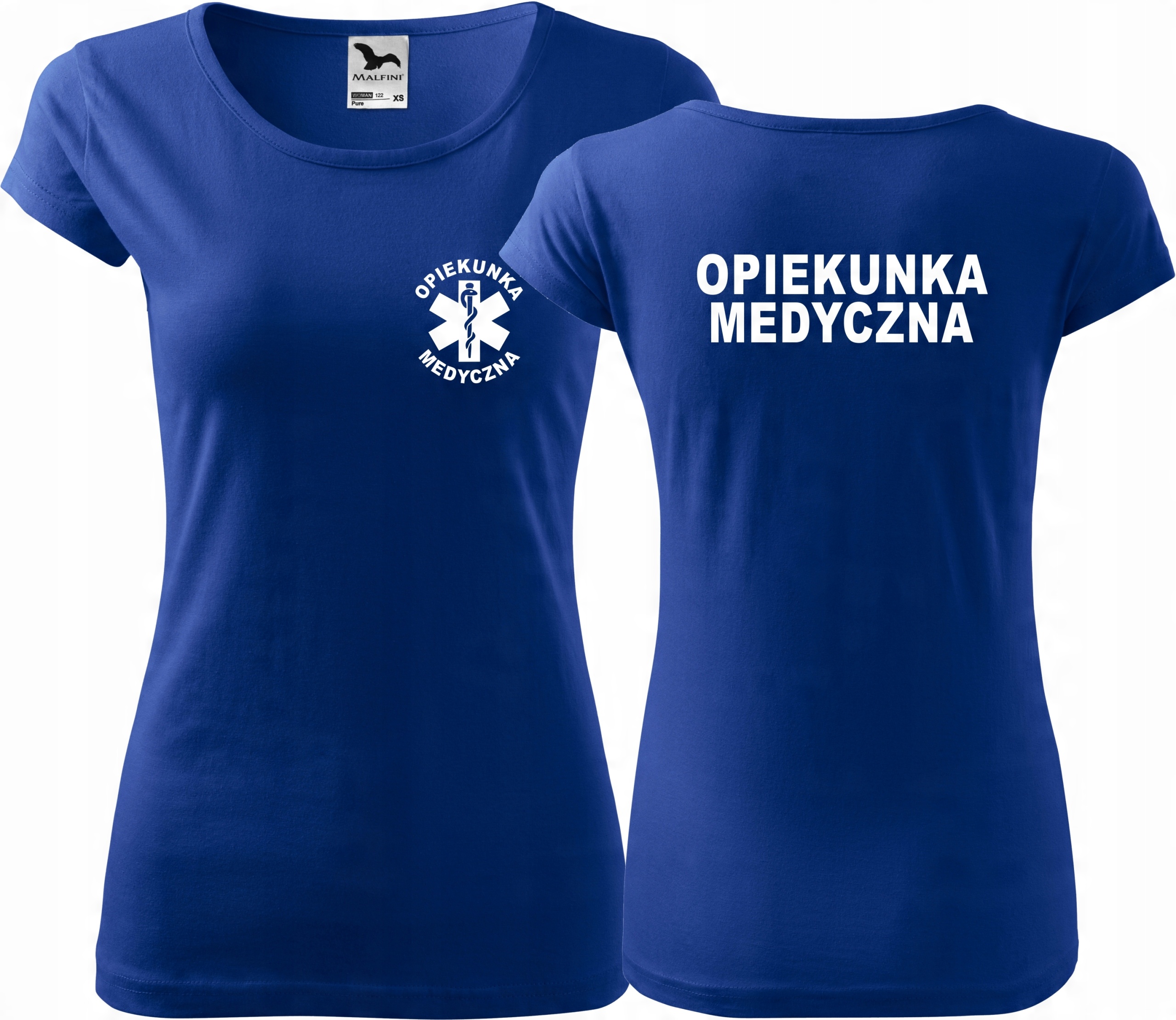 

Damska koszulka medyczna Pure Opiekunka Medyczna