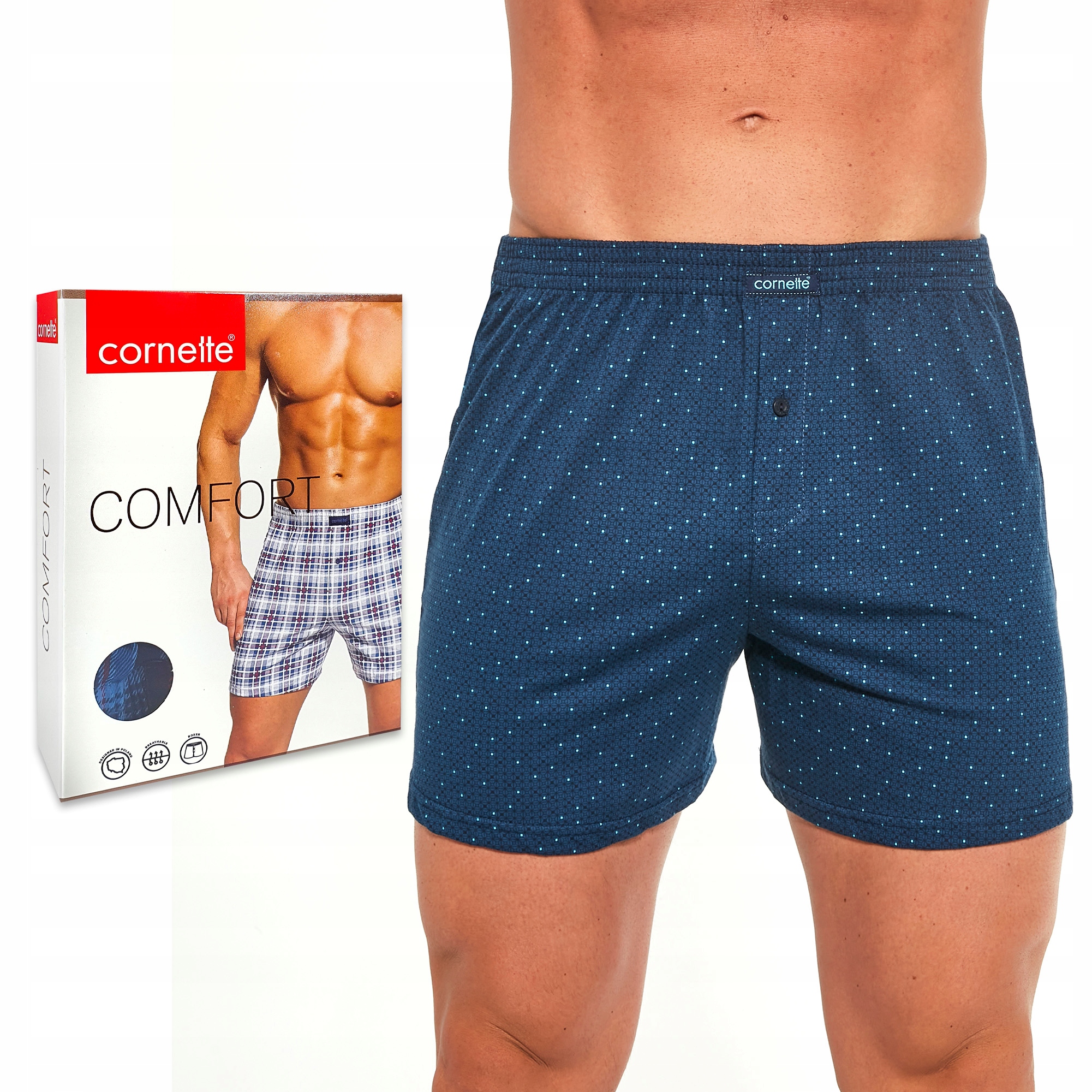 

Cornette Bokserki Comfort luźne dużo wzorów XL