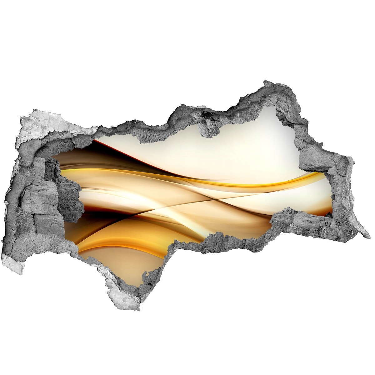 

Dziura 3d fototapeta Naklejka Abstrakcyjne fale