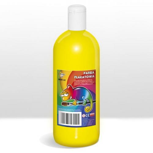 

Farba szkolna plakatowa 500 ml żółta