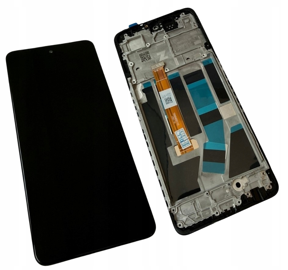 Hq LCD displej s rámečkem pro Oppo A98 5G, černý