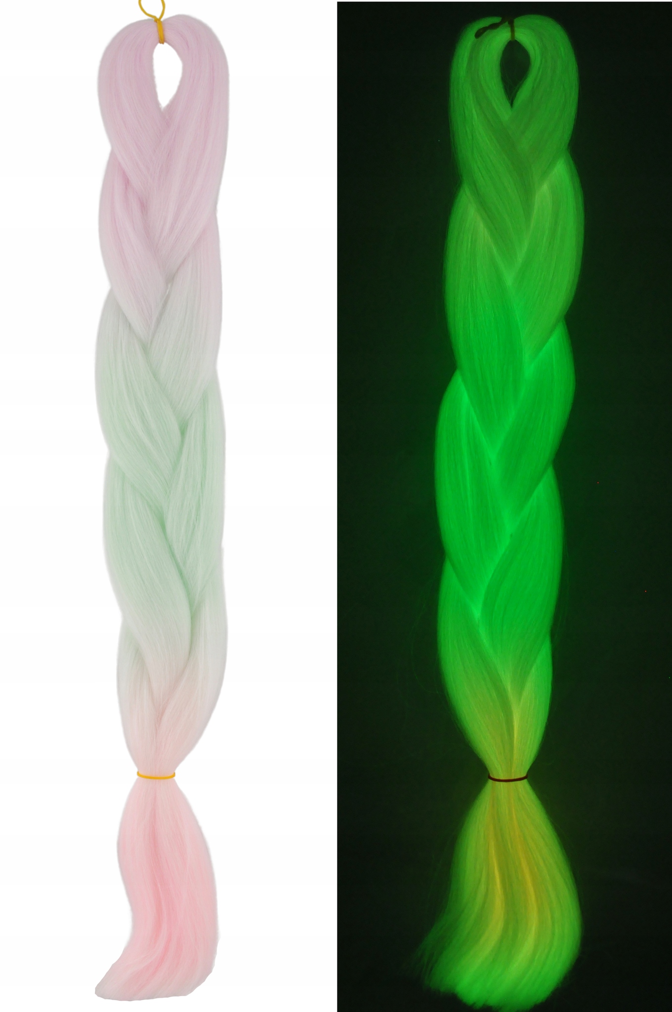 WŁOSY SYNTETYCZNE ŚWIECĄCE W CIEMNOŚCI FL.302