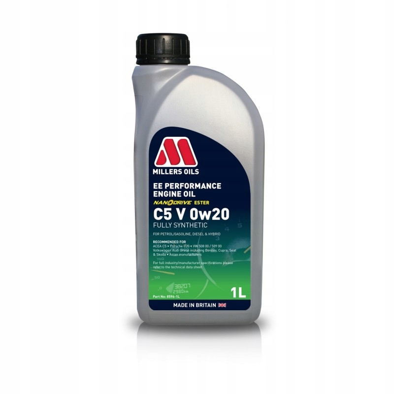 Millers Oils Ee Performance C5 V 0W20 1L syntetyczny olej silnikowy