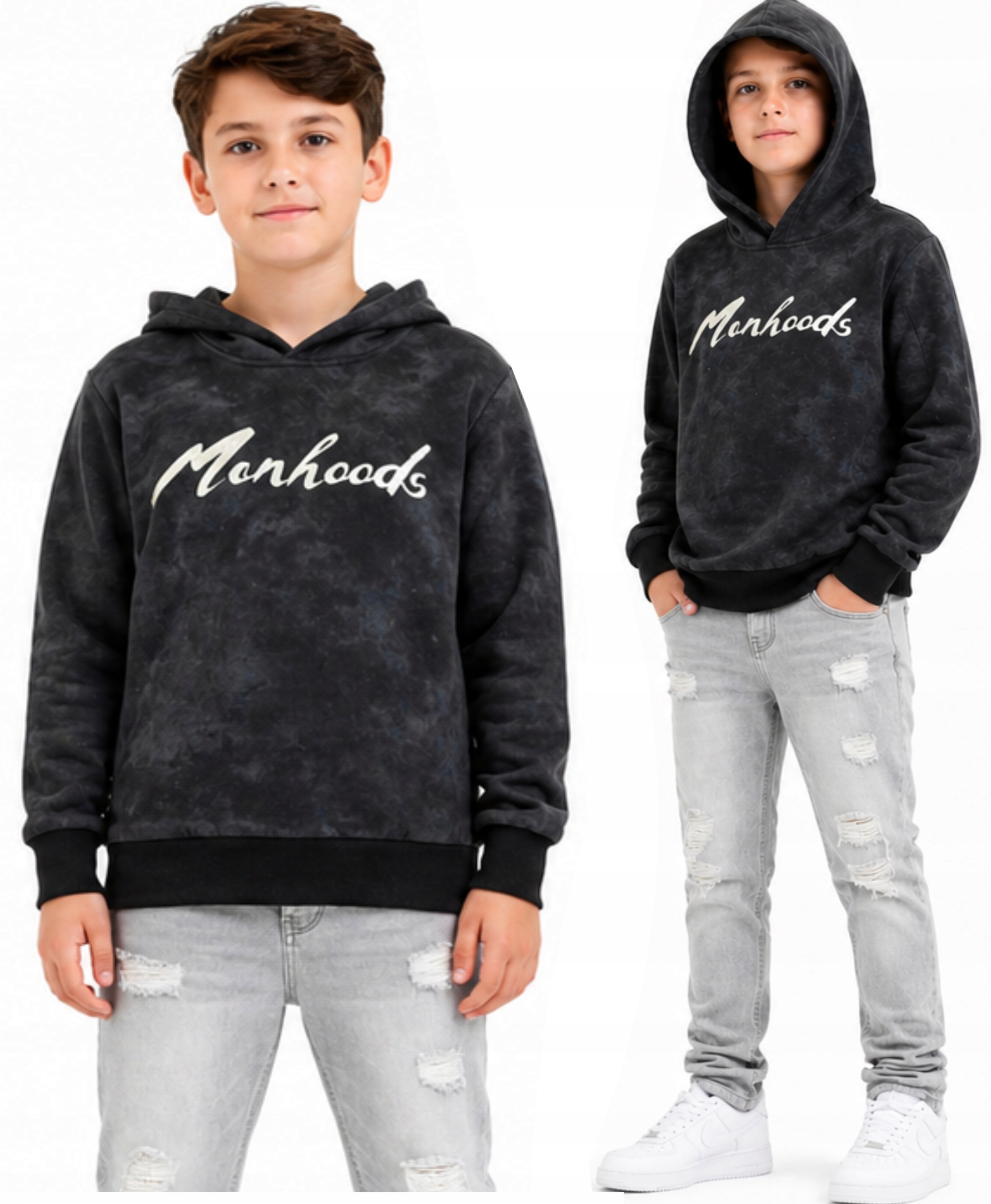 BLUZA CHŁOPIĘCA Z KAPTUREM KANGUREK