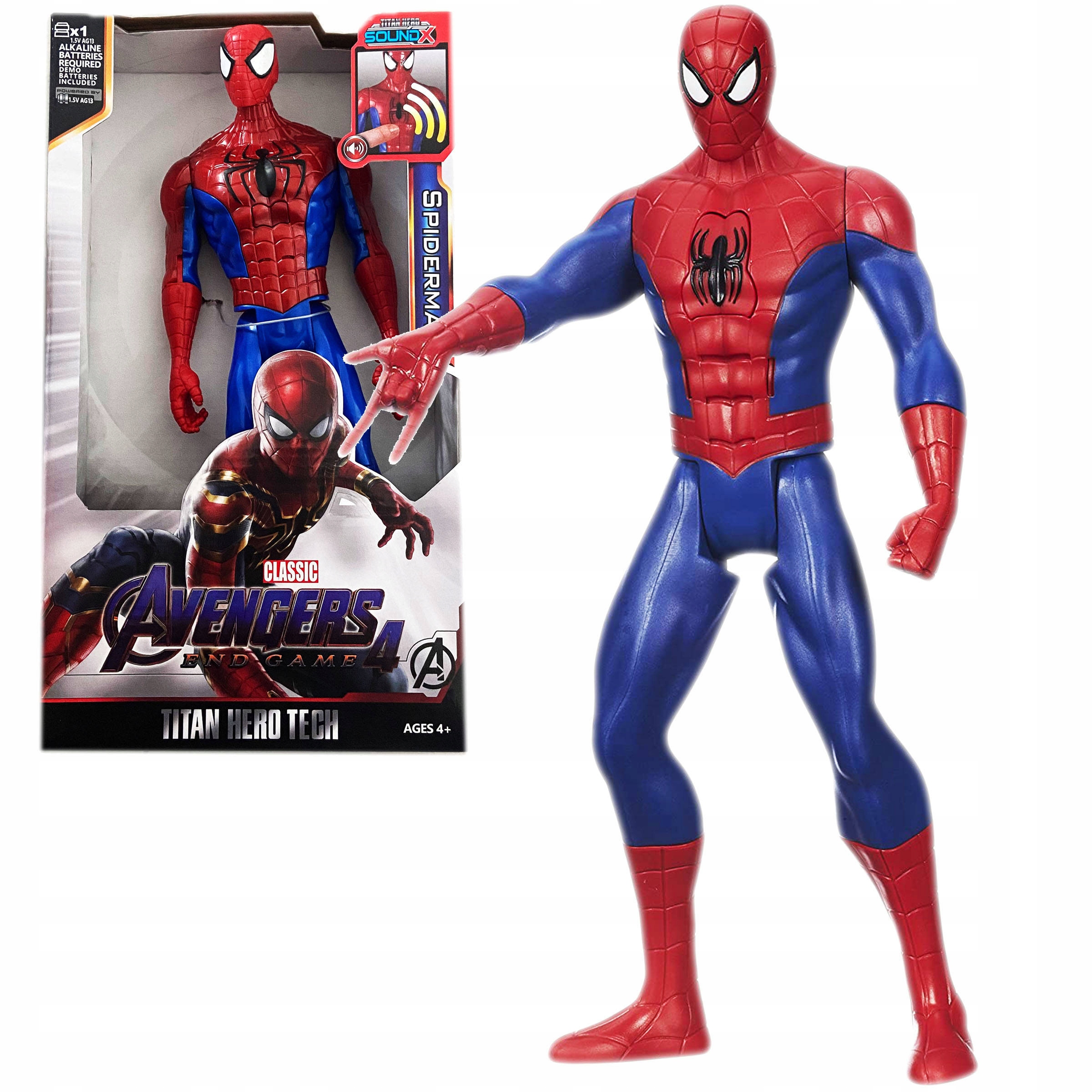 

Spiderman Duża Figurka Interaktywna Ruchoma Dźwięk