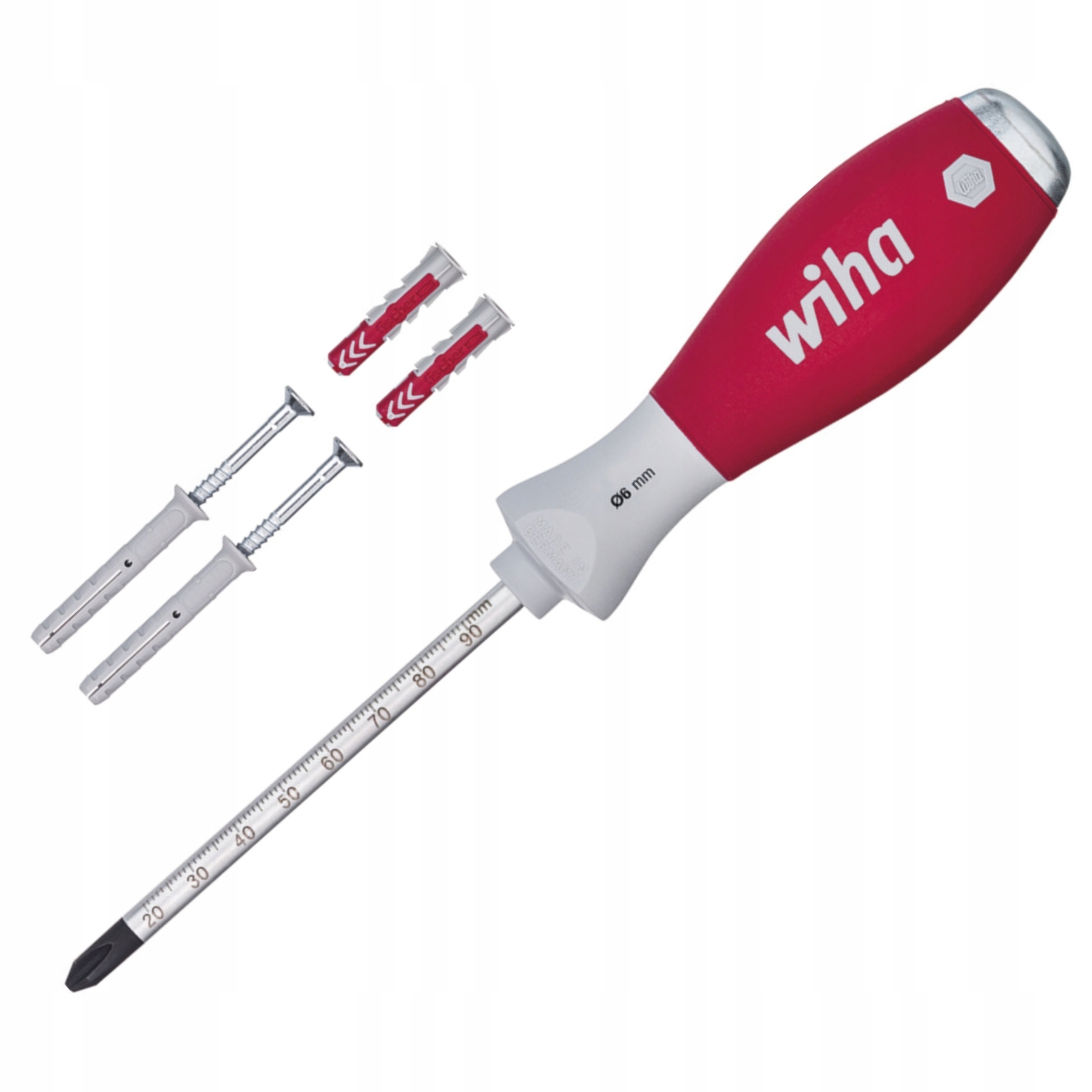Vyrážeč Otvorů S Křížovým Šroubovákem PH2 WH-SOFTFINISH/41289 Wiha